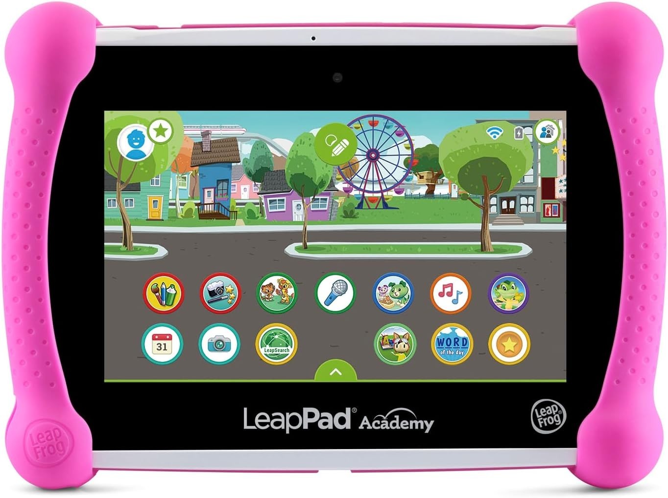 LeapPad Academy Kids’ Learning Tablet in Pink – Fun & Educational for Ages 3-8
