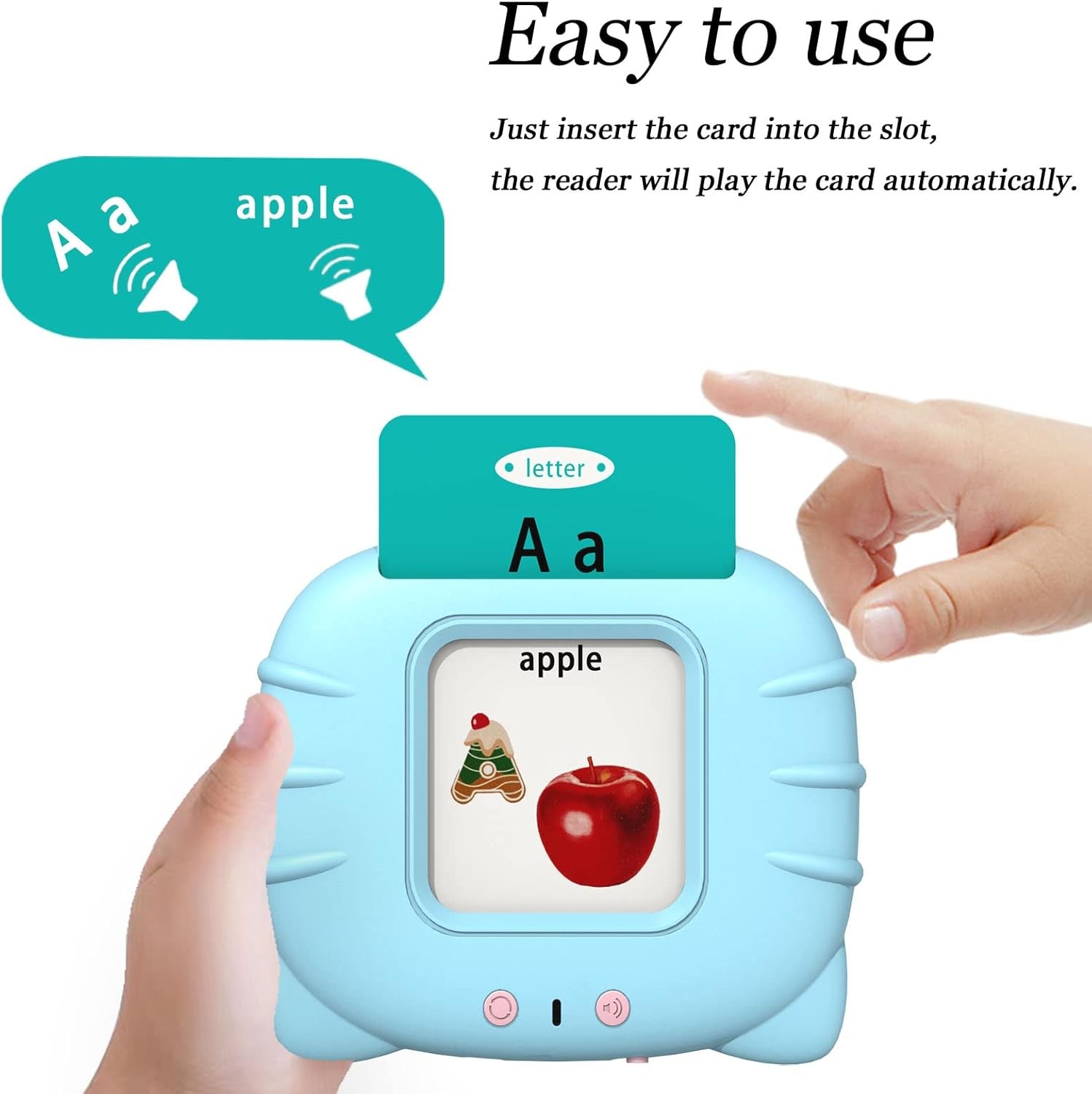 Talking Cards for Toddlers, Speech Therapy Toys Autism Toys, ABC 123 Sight Words