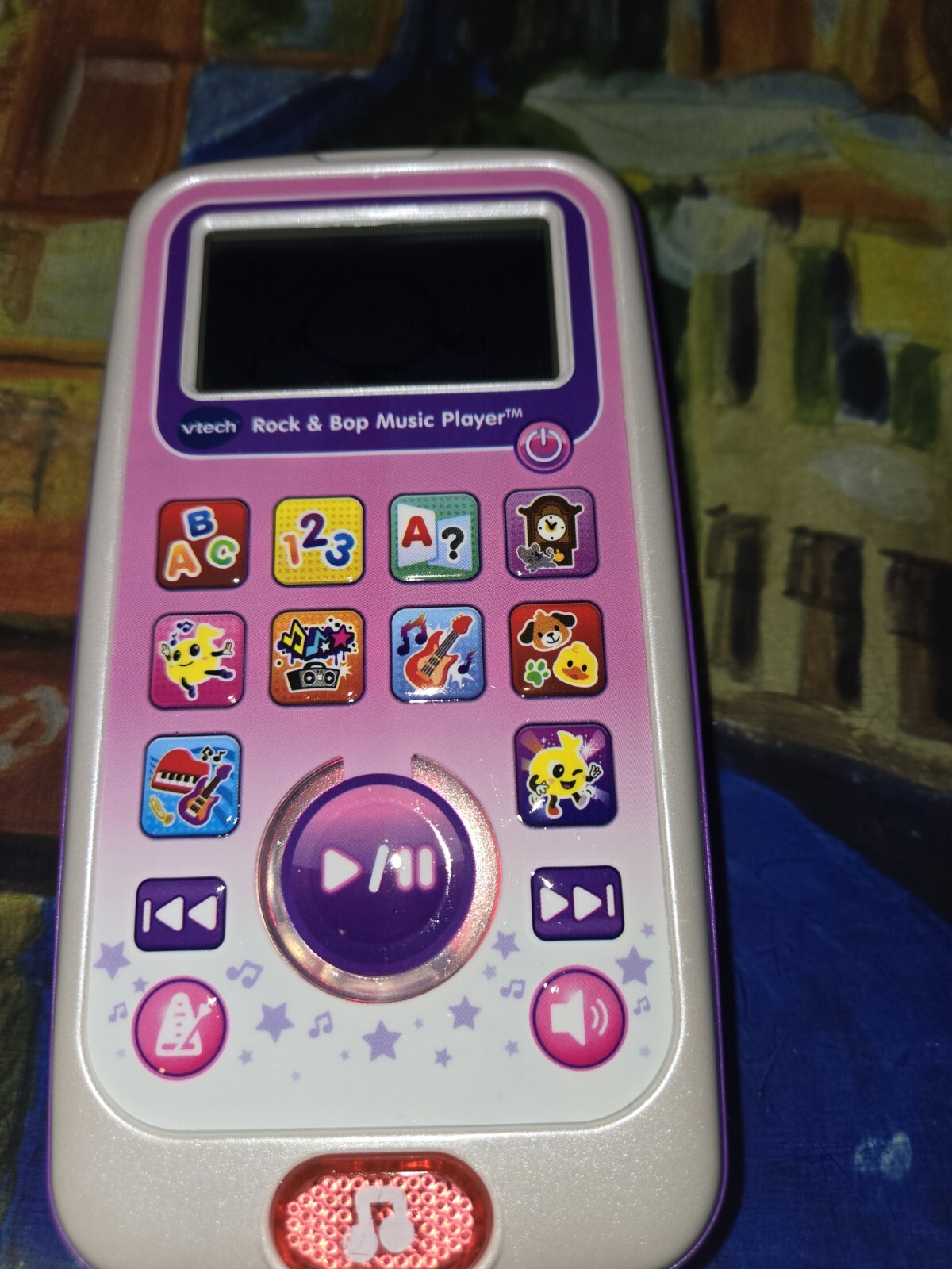 VTech Rock and Bop Music Player Tested Pink Musical Learning Toy No. 1962