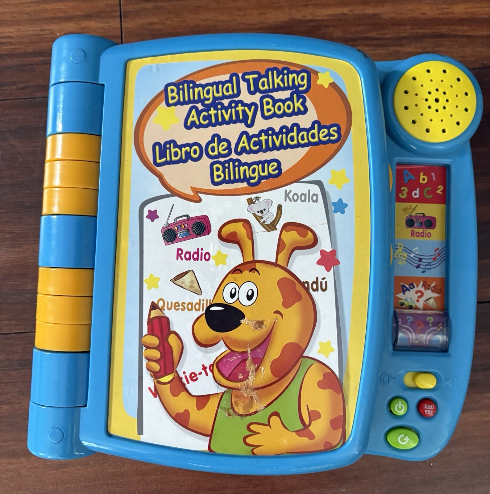 LeapFrog 100 Things That Go Interactive Sound Book English Spanish Bilingual