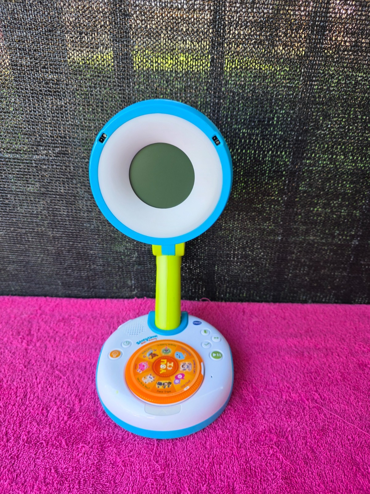 VTech Storytime With Sunny Toy Talking Lamp With 1 Disc – Green/Blue