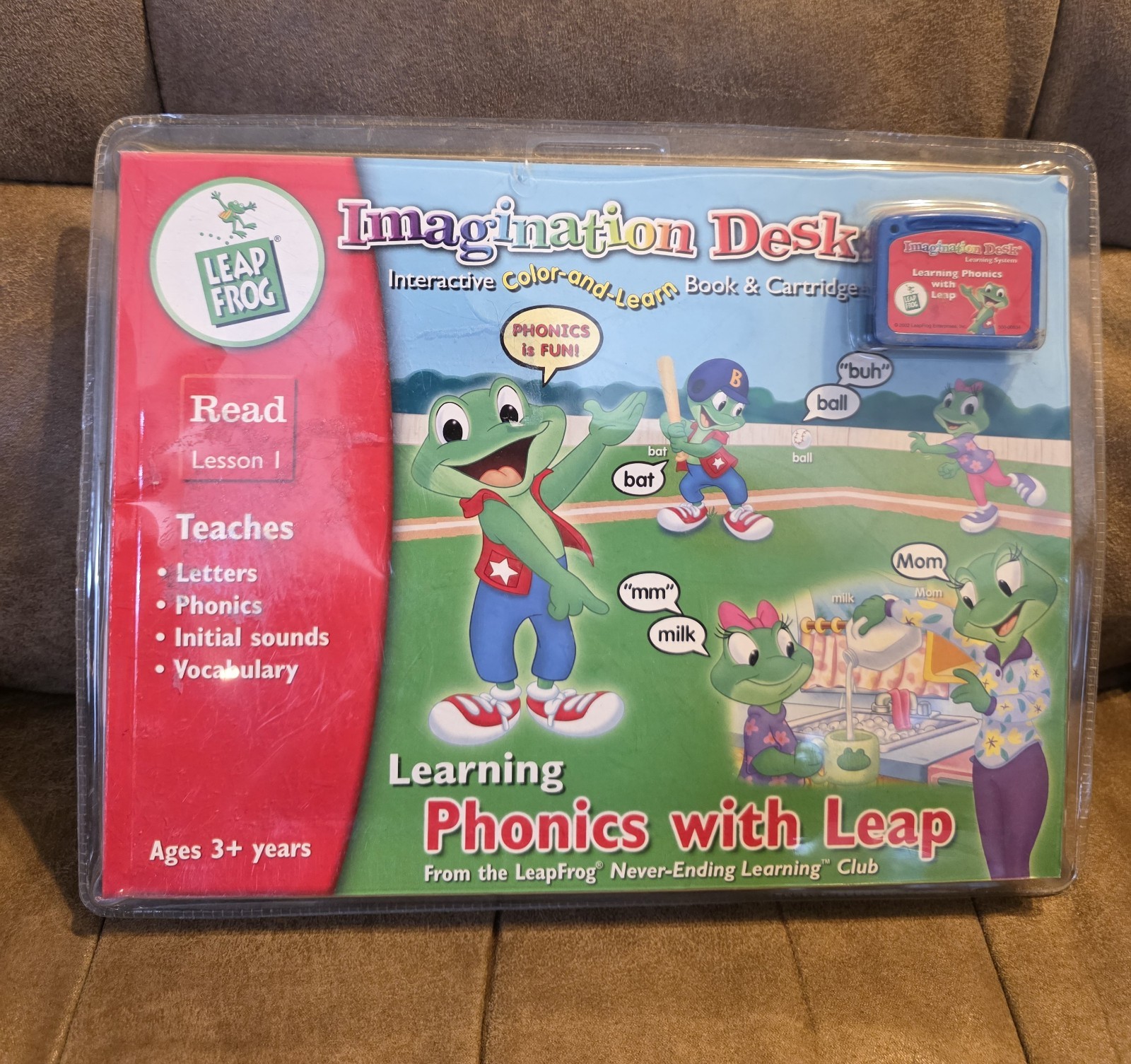 Leap Frog Imagination Desk Learning Phonics with Leap Lesson 1 New SEALED