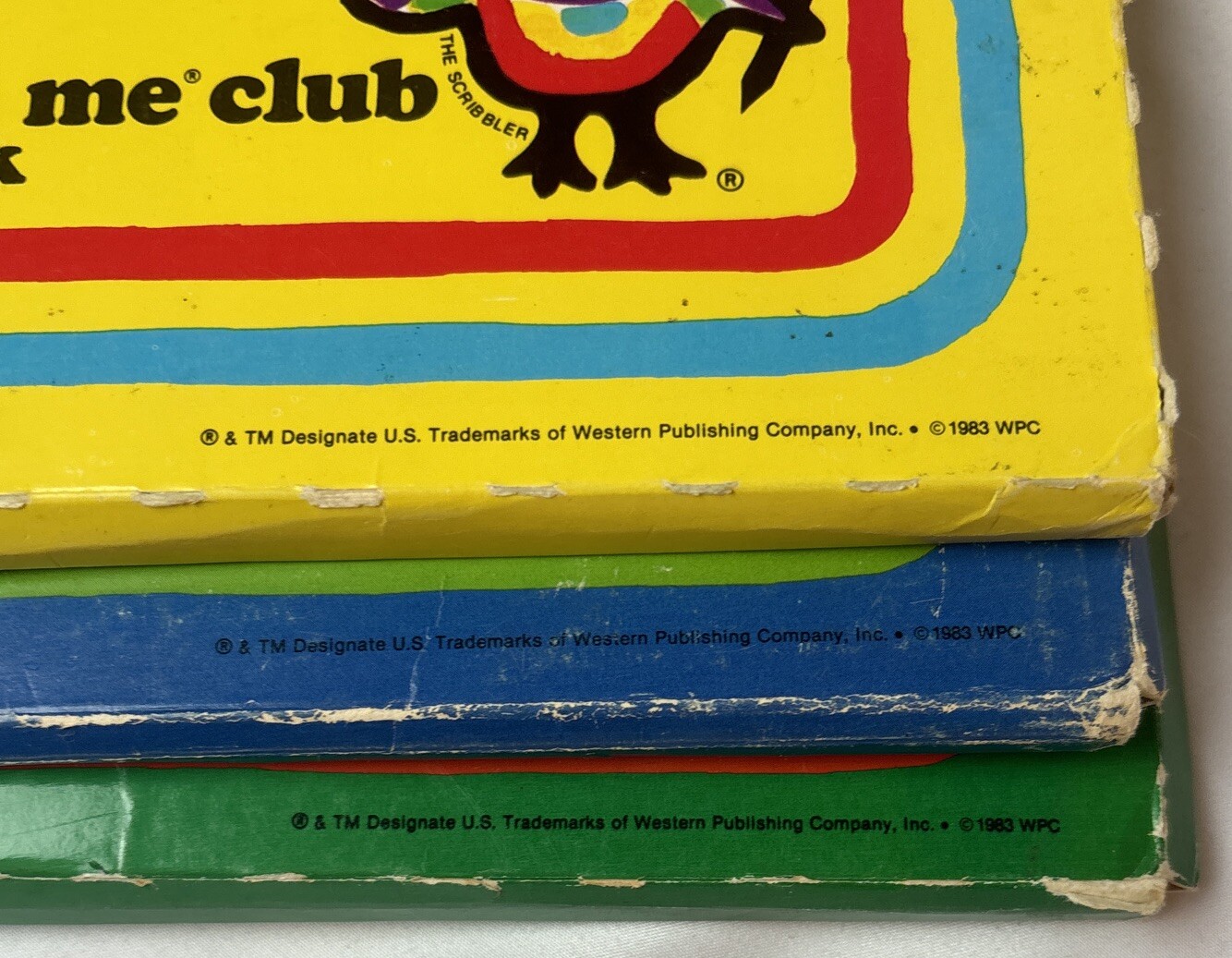 Lot 3 Vintage Scribbler’s Learn With Me Club Set Activity Packs Learning System
