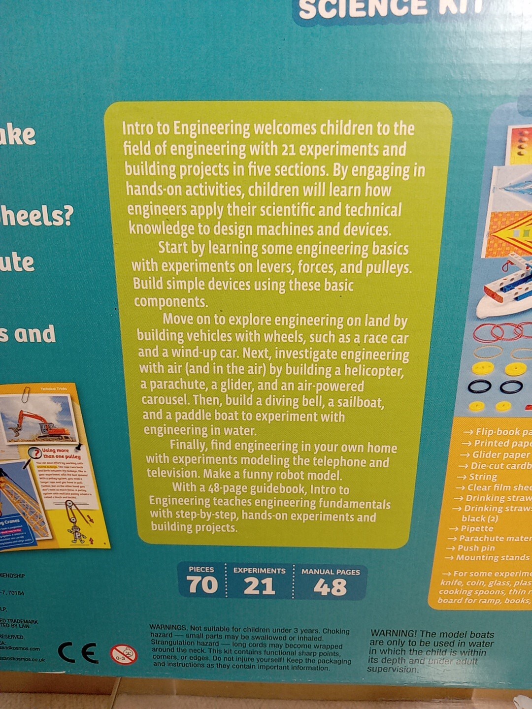 Intro to Engineering Science Kit Kids First Thames & Kosmos New in Box