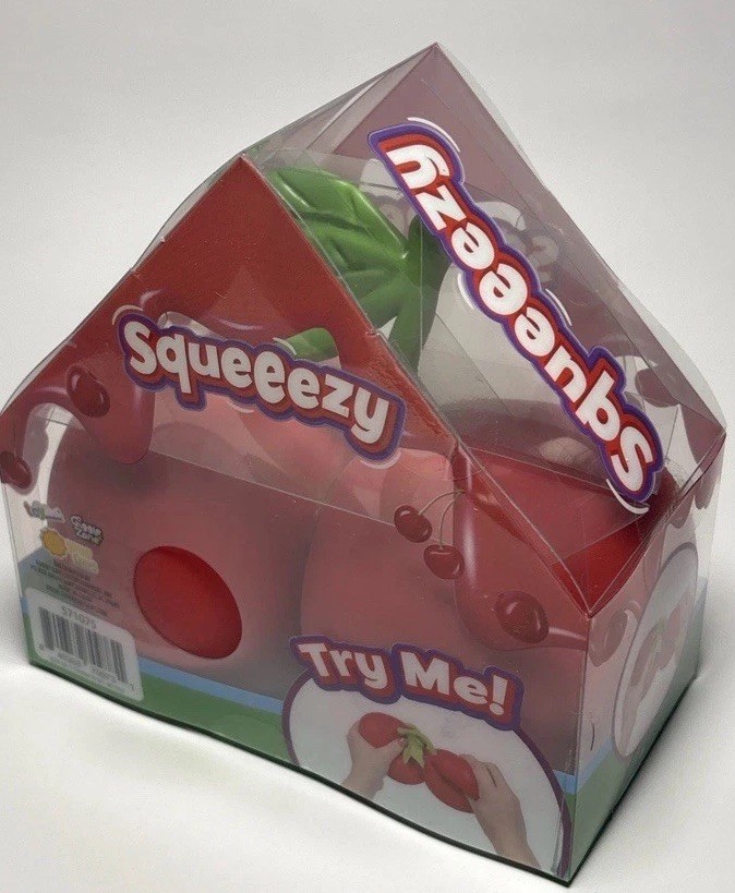 NEW Squishy Sunny Days Toymendous Cherries 5.5 Inch Squeezy Cherry Rare Viral 🍒