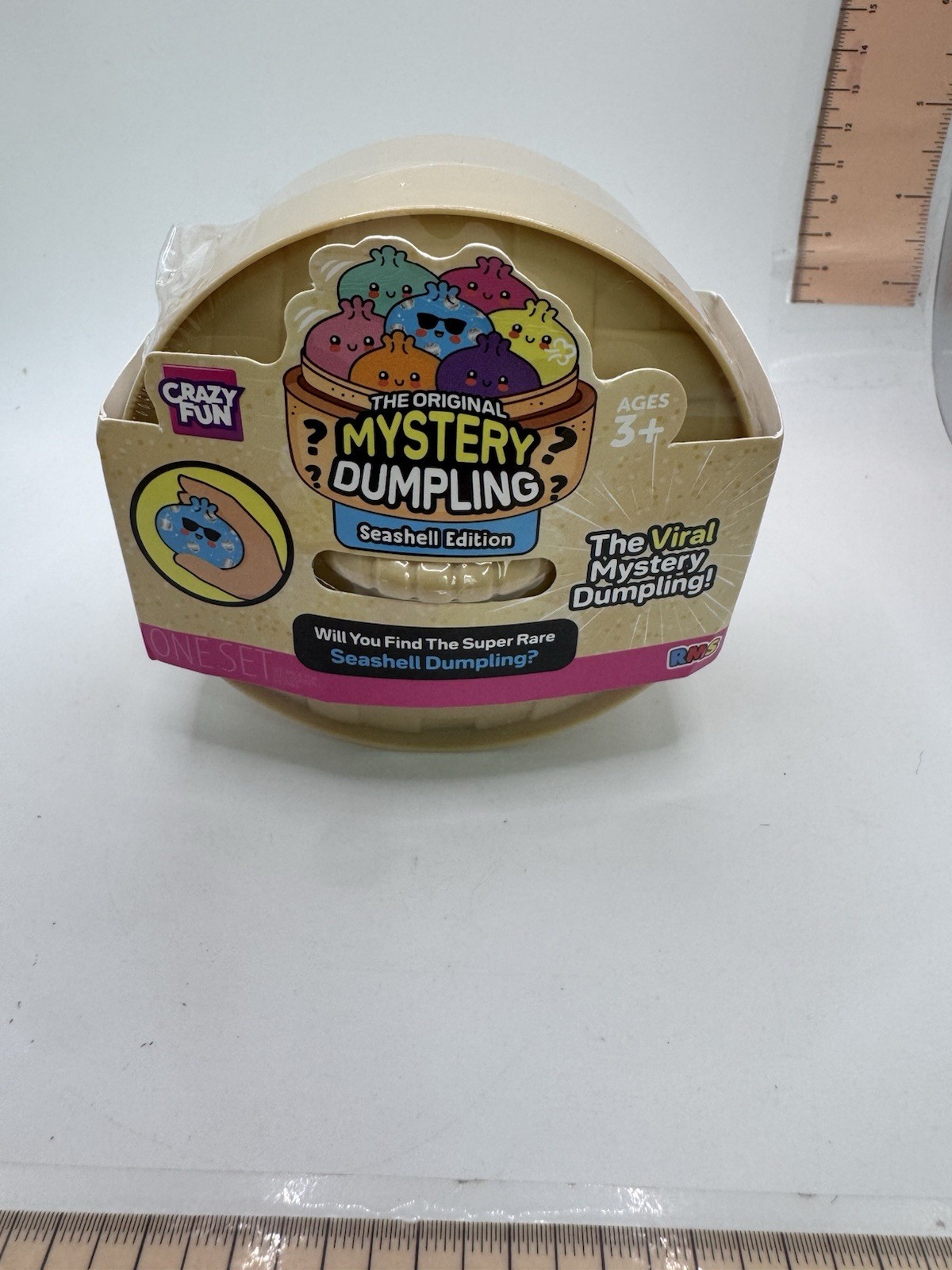 RMS International Mystery Dumpling Seashell Edition Viral Squishy Toy New