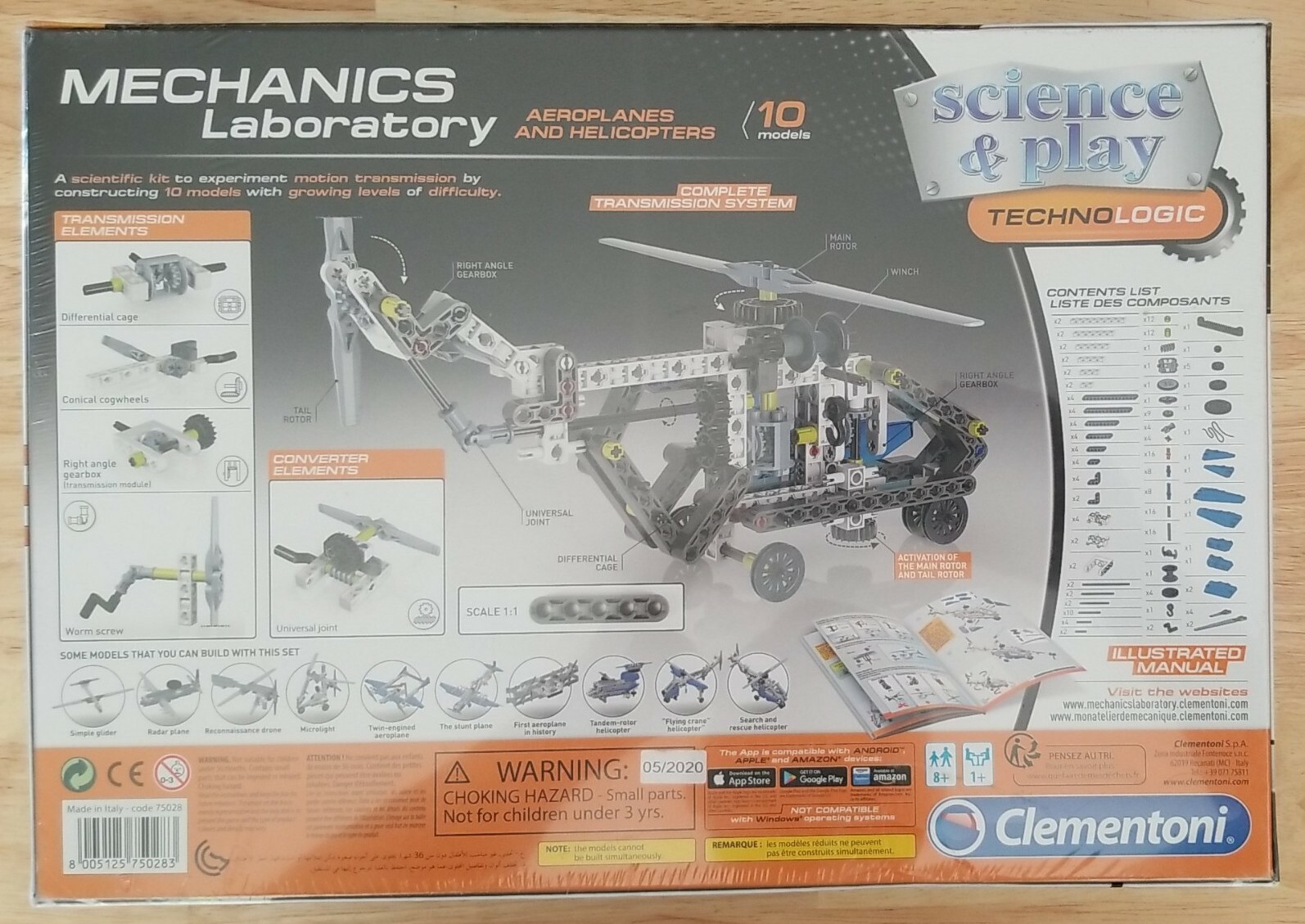 Mechanics Laboratory Airplanes And Helicopter Science And Play Technologic NEW