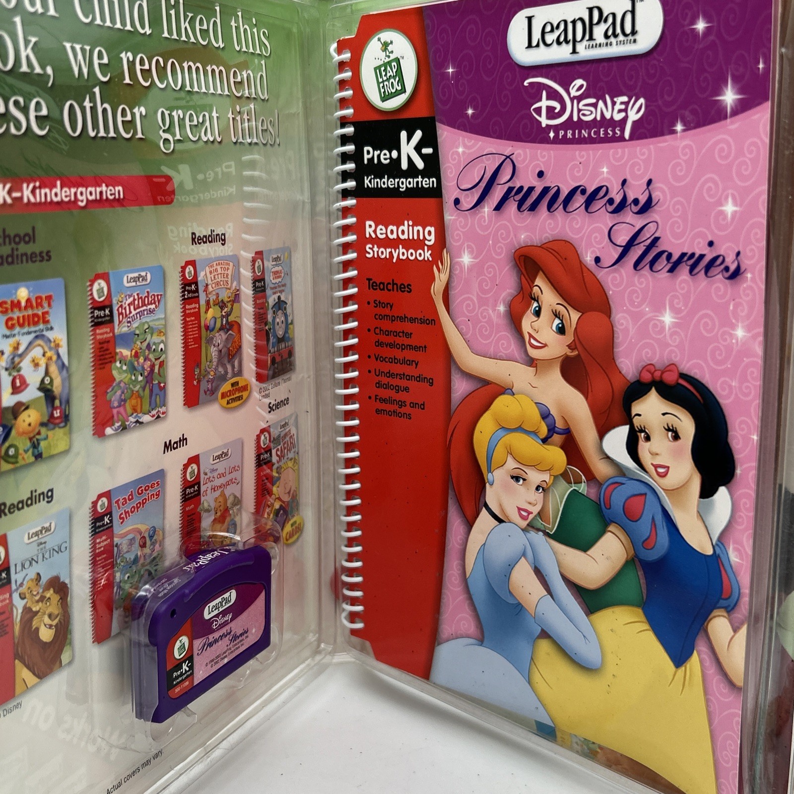 LeapStart Prereading: Disney Princess Stories Pre-k Learning Education