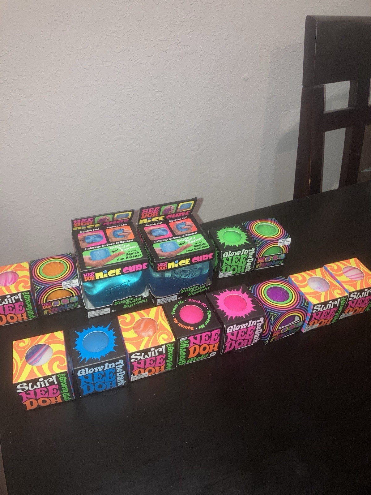 Nee Doh Sensory Squeeze Toy Lot of 14 Multicolor/Type