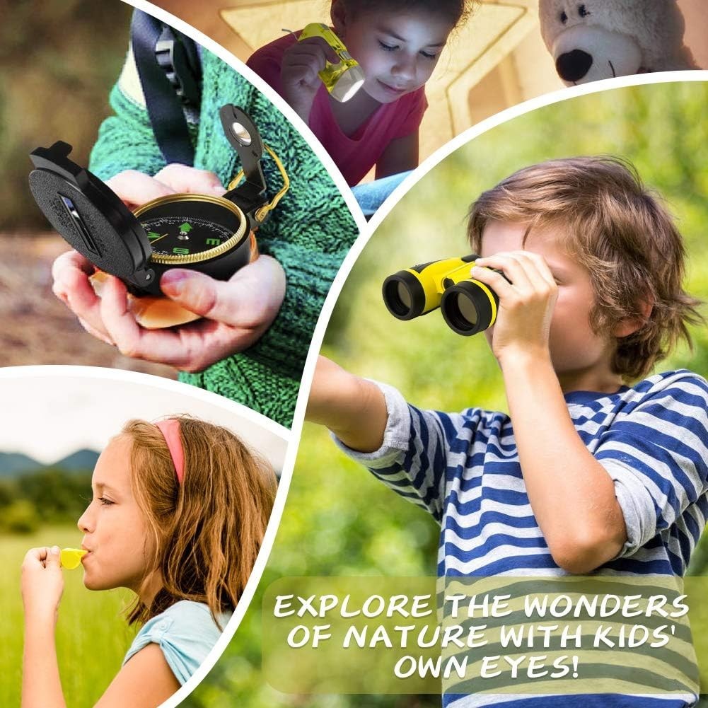 24 Pcs Kids Explorer Kit & Bug Catcher Kit for Kids, Outdoor Toys Adventure C…