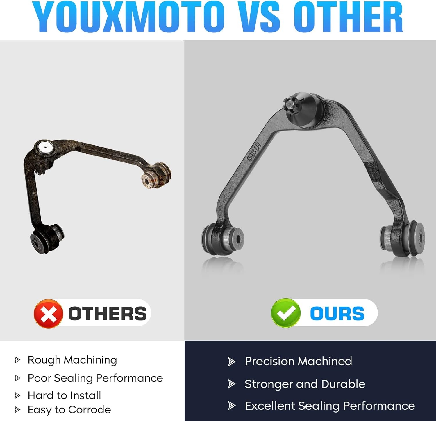 4WD Front Upper Control Arms Kit Ford Expedition F150 14pc