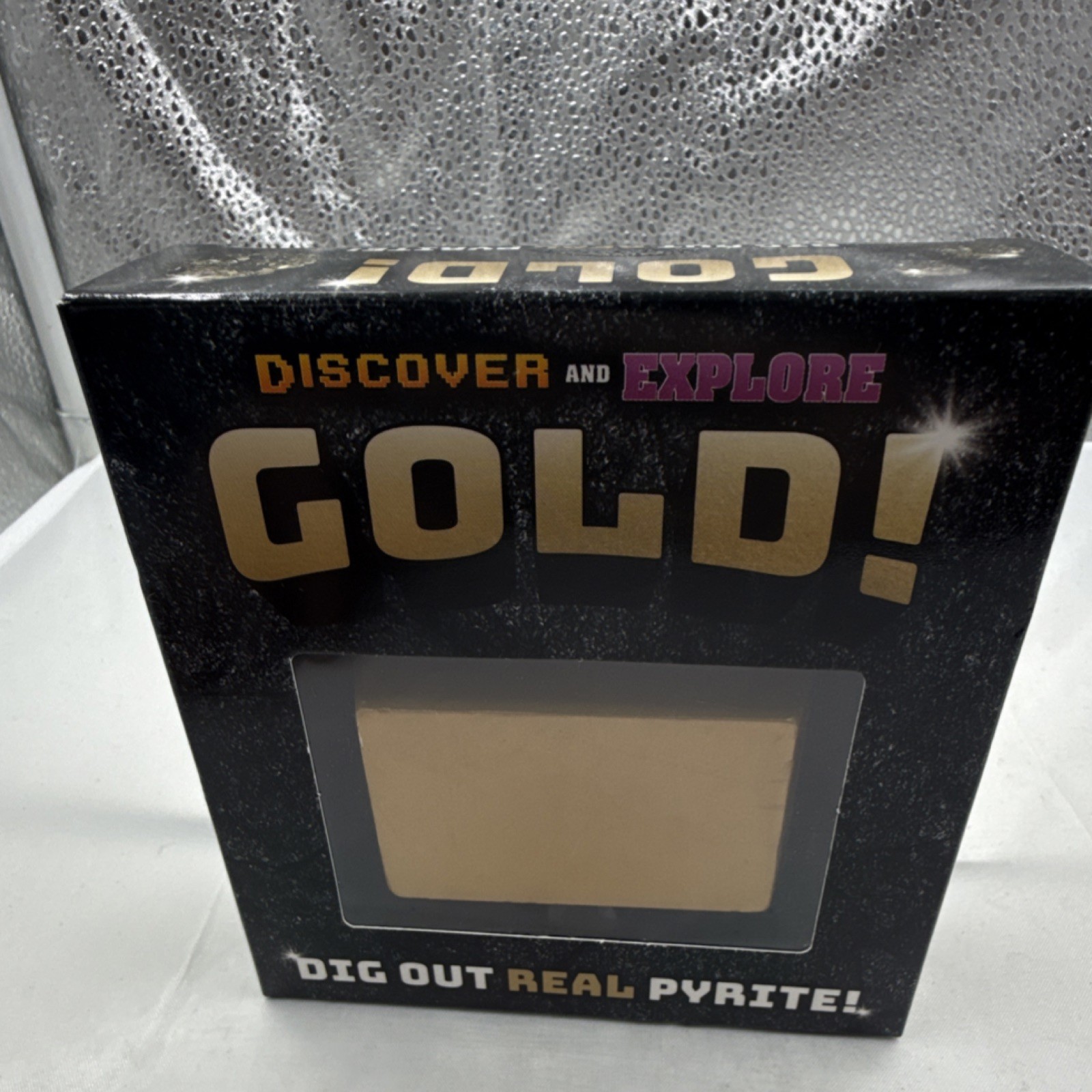 Scholastic Gold Dig Out Real Pyrite Kit with Dig-It Block, Chisel, 2024