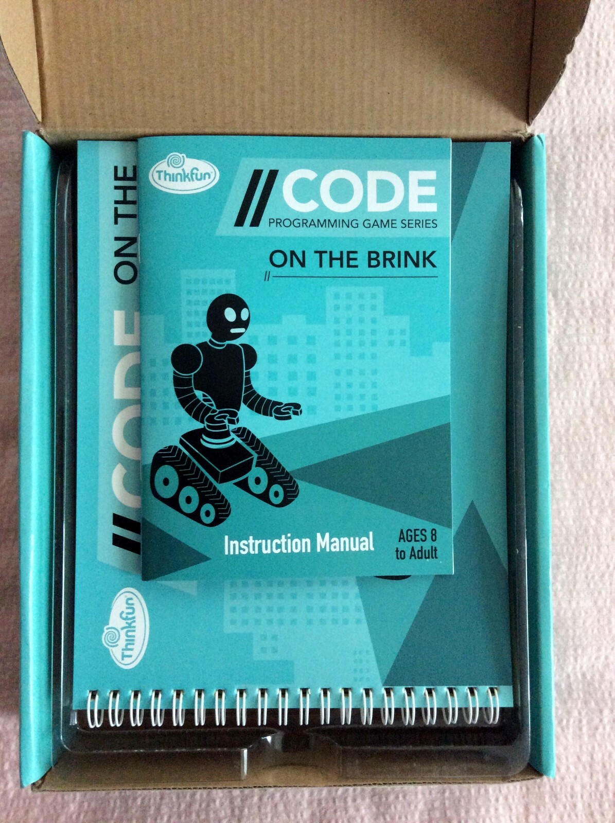 Think Fun Coding Board Game: CODE On The Brink for Boys and Girls Age 8 and Up