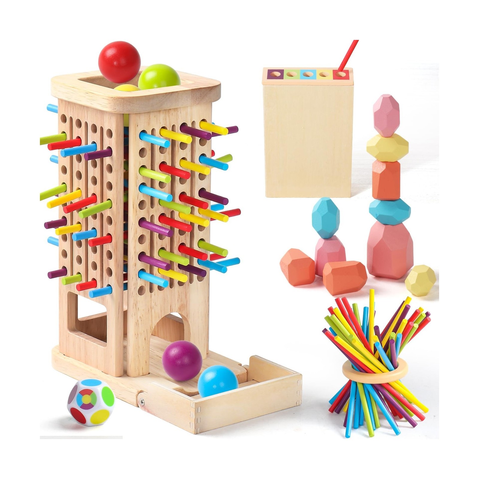 Montessori Toys for 3 Year Old Fine Motor Skills Toys for 5 Year Ol… Fast Ship