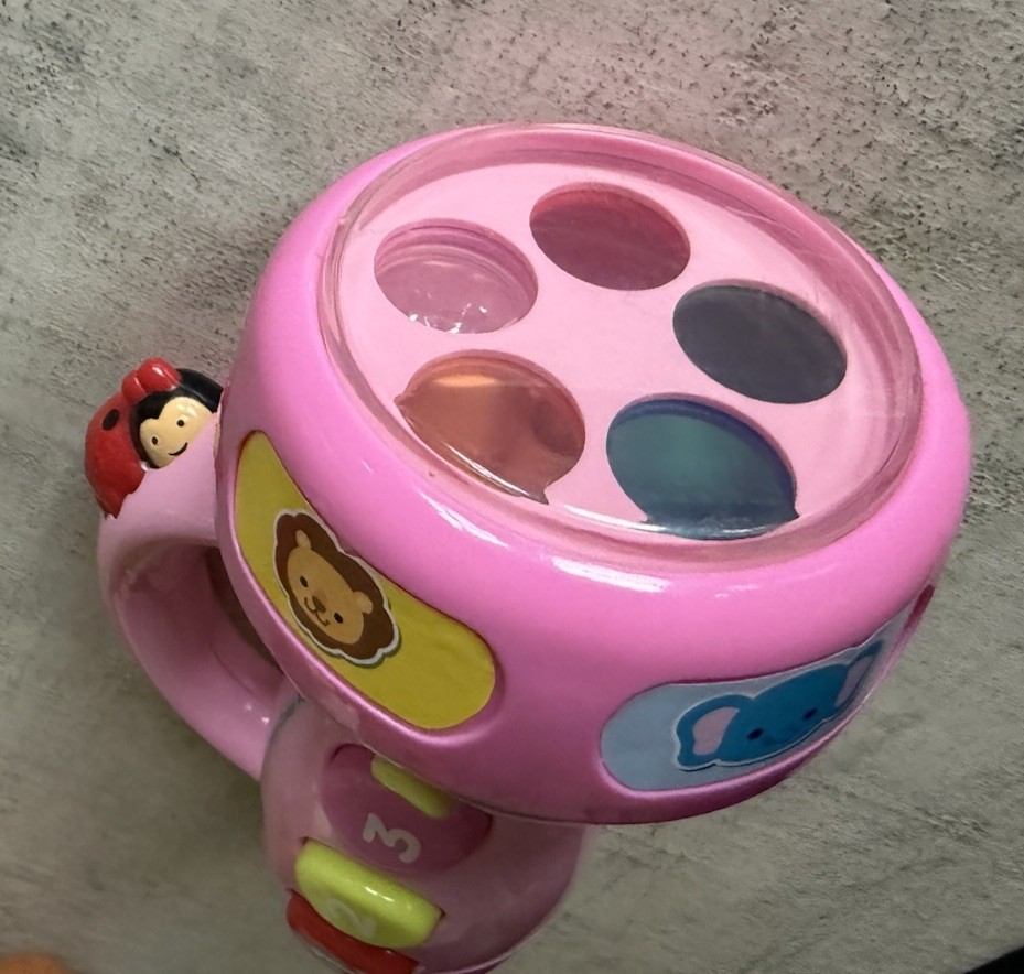 VTech Spin and Learn Color Flashlight BaBy Infant Toddler Kids Toy Game Pink WoW