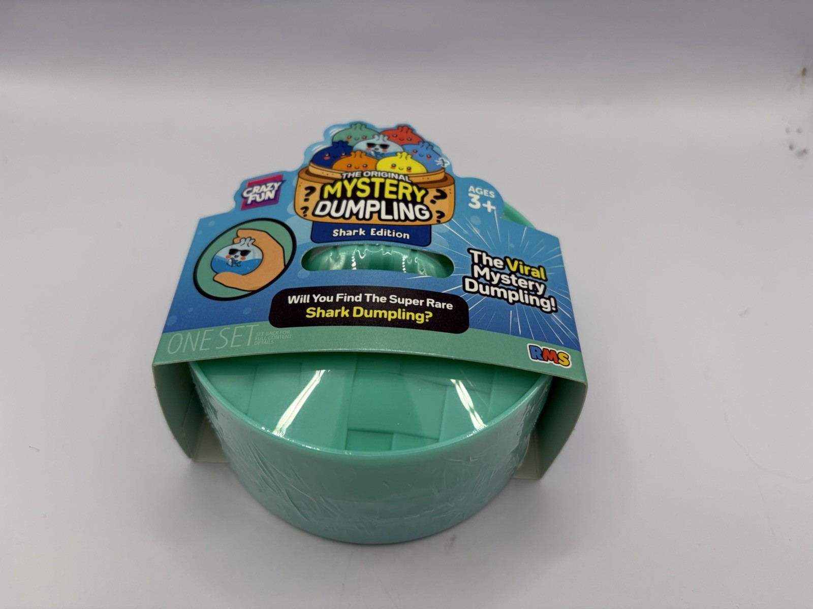 Viral Crazy Fun Mystery Squishy Dumpling New Authentic Sealed (Shark Edition)