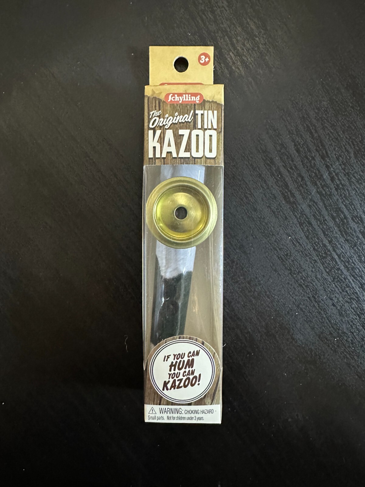 New Schylling The Original Tin Kazoo White Black In Sealed Box