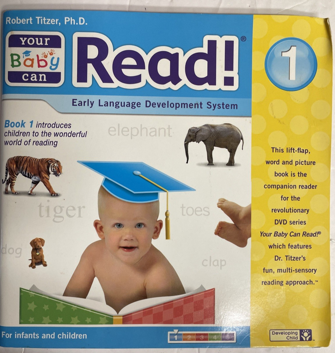 Set of 5 Your Baby Can Read Books by Robert Titzer Early Language Development