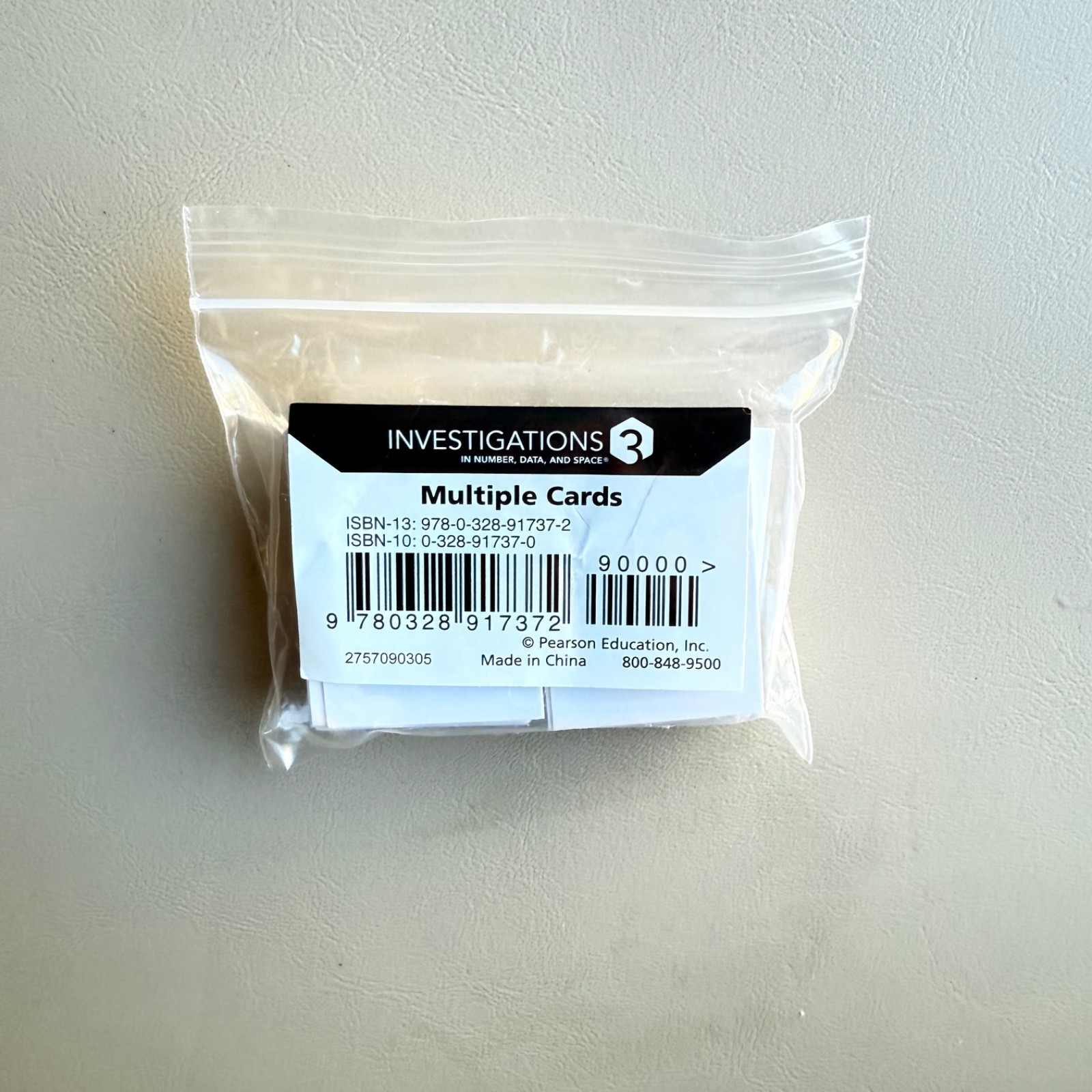 Pearson Education Investigations 3 in Number, Data, and Space Multiple Cards