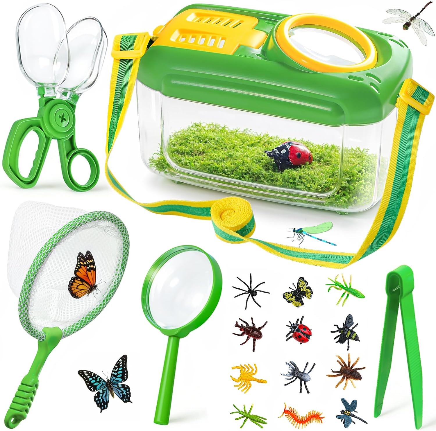 17Pcs Kids Bug Catching Kit Outdoor Explorer Play Set