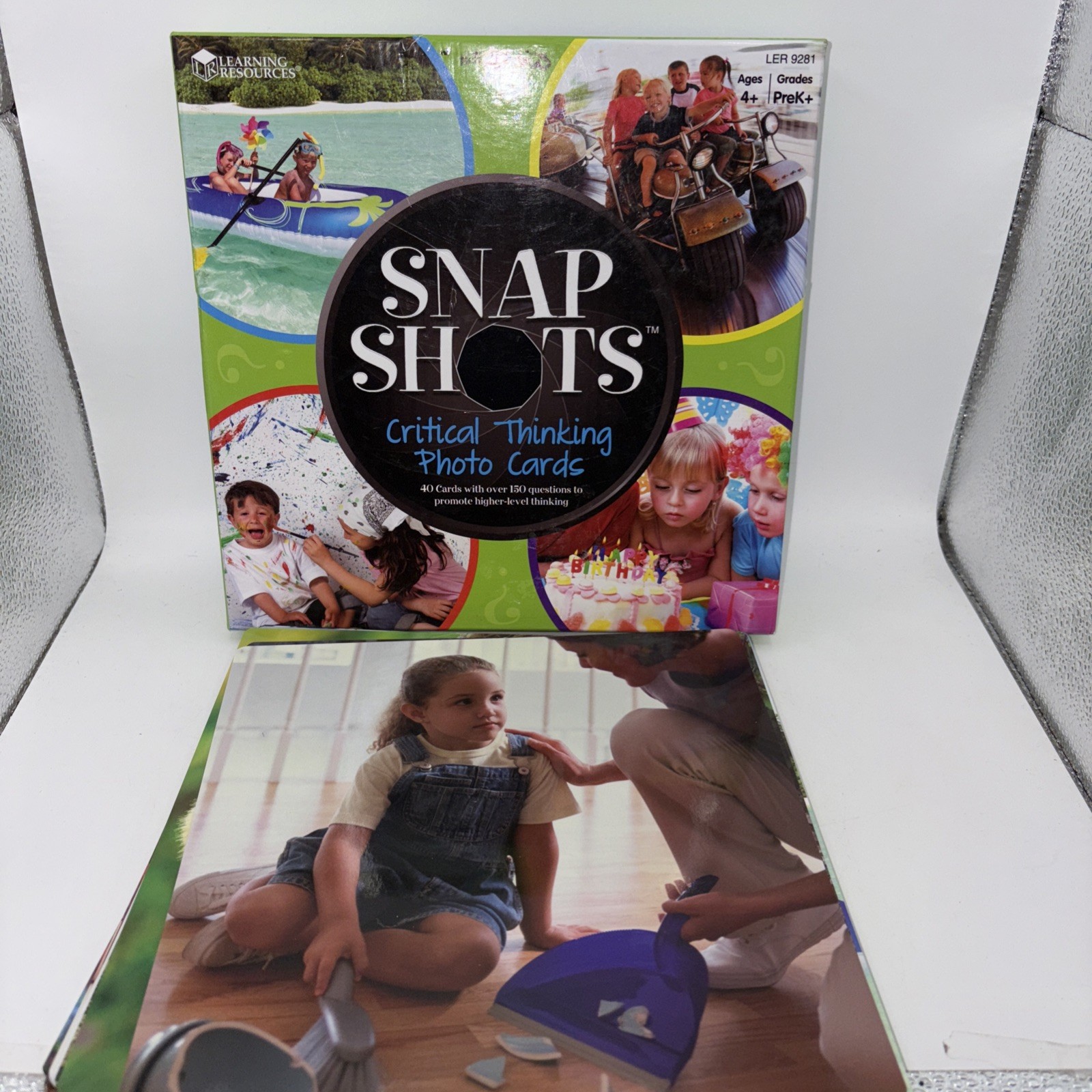Learning Resources SNAP SHOTS Critical Thinking 40 Photo Cards PreK 150 Question