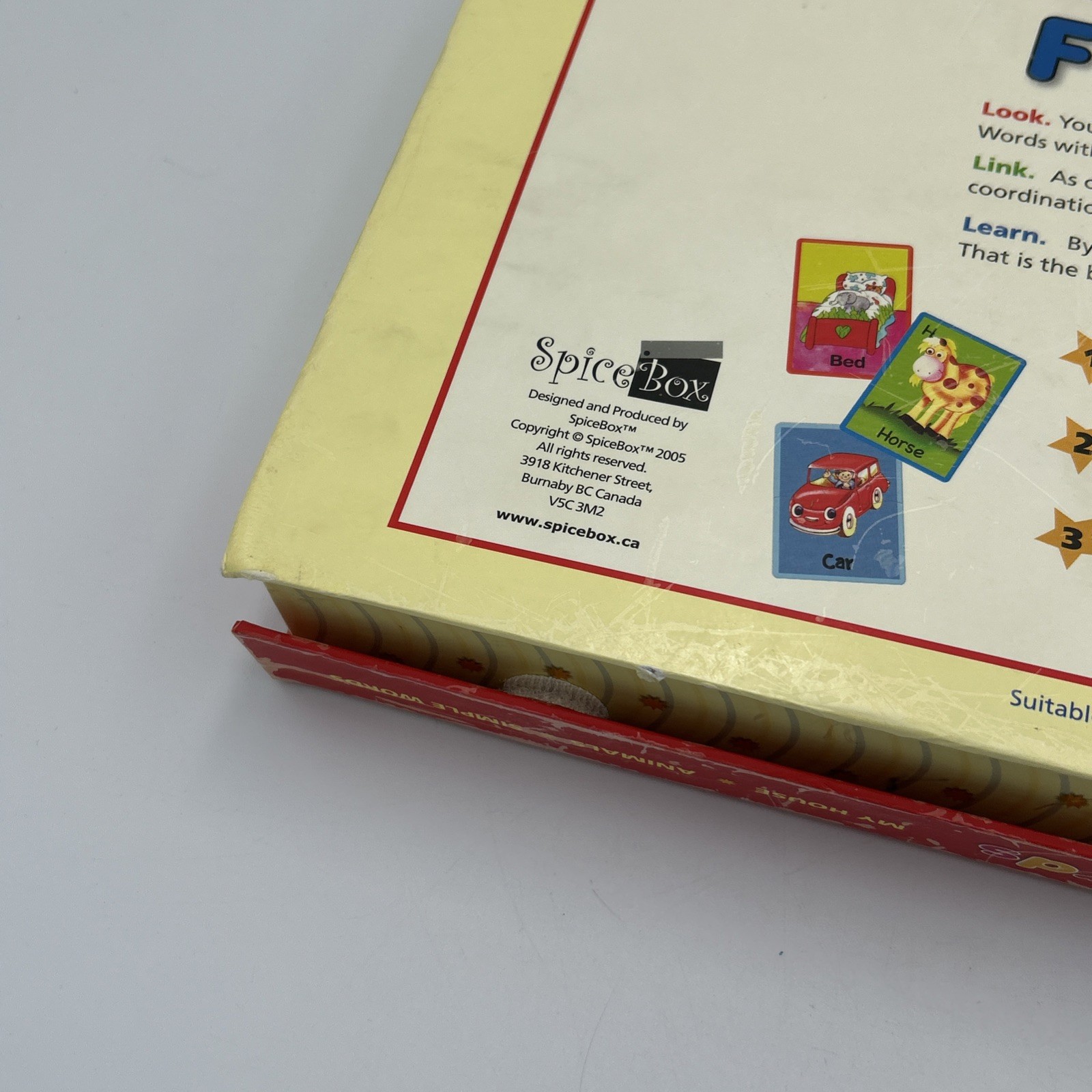 First Word Puzzle Learning Set 💯 Complete – Smoke Free Home (Outer Box Wear)
