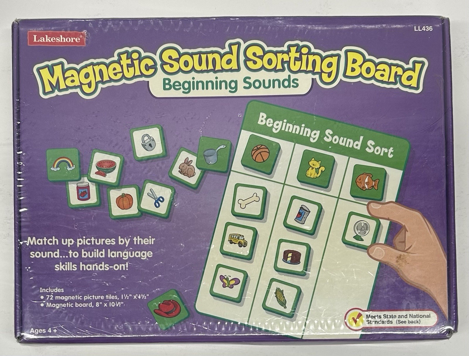 Lakeshore Beginning Sounds Magnetic Sound Sorting Board ~ PreK-1st Grade