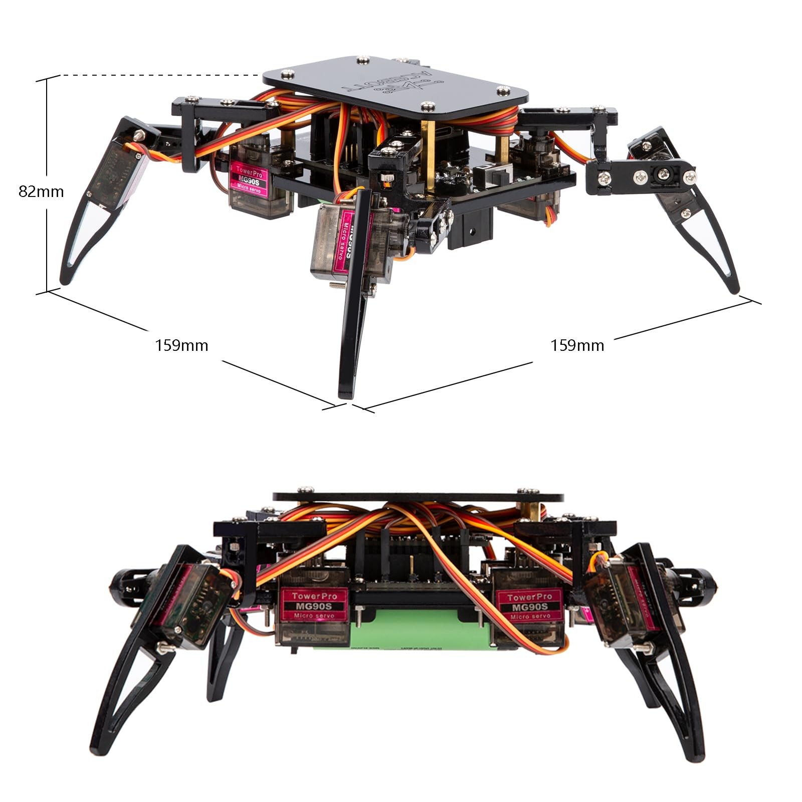 STEM Robotics Science Kits for Adults, ESP8266 Spider Robot Building Kit, App…