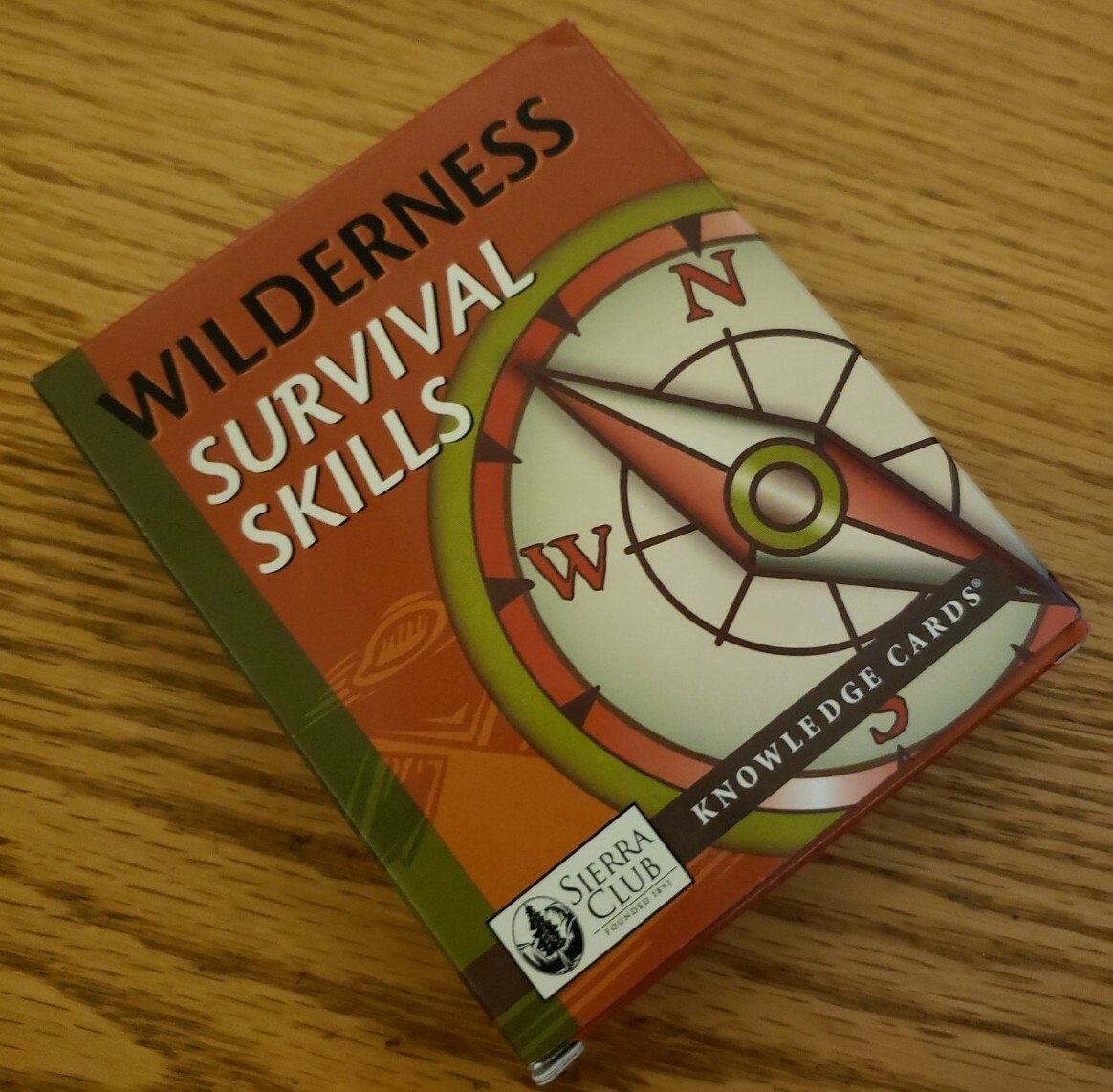 Sierra Club Wilderness Survival Skills Knowledge Cards For Preventing Injuries