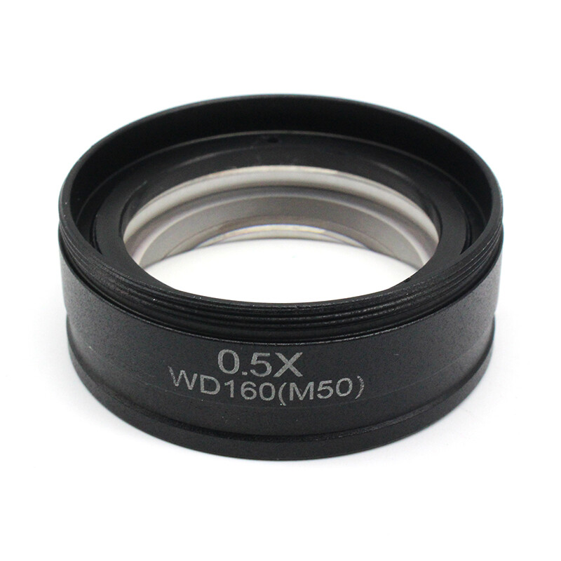 0.5X Barlow Auxiliary lens Mounting Thread M42 M48 M50 for Stereo Microscope