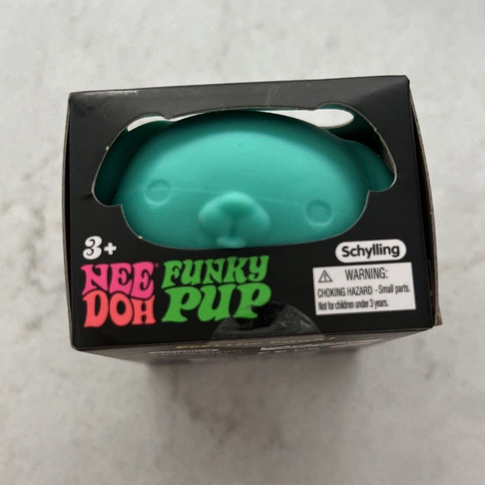 NeeDoh Funky Pup Squish Toy Teal/Blue