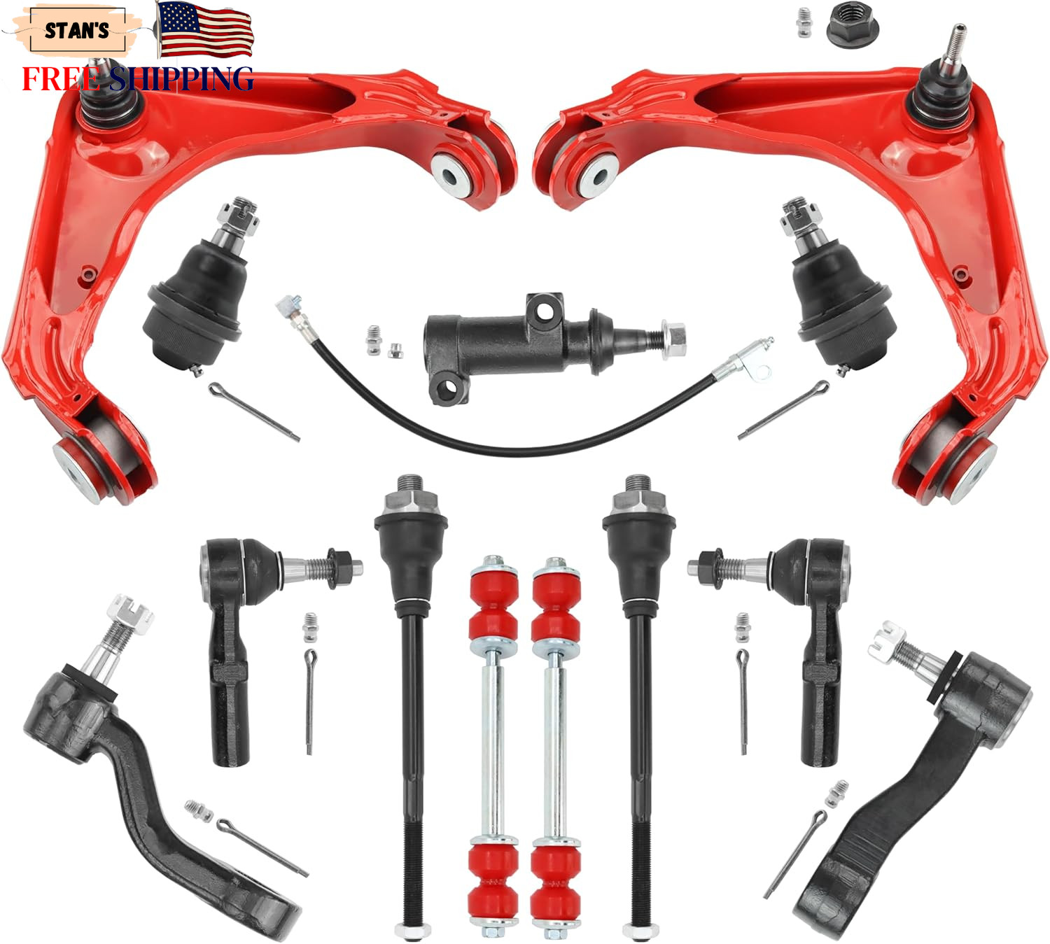Front End Suspension Kit for Chevy Silverado GMC Sierra 2500HD 3500HD 13PC NEW