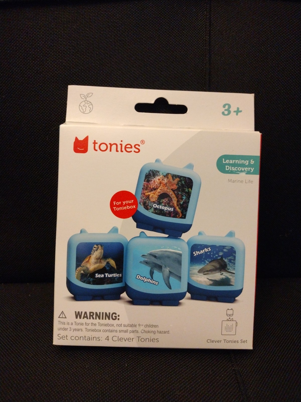 Clever Tonies Set: Marine Life-Audio Characters-Set of 4-NEW FACTORY SEALED