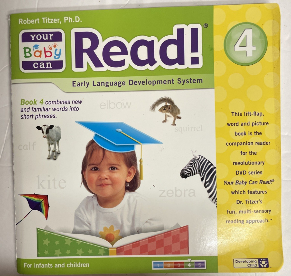 Set of 5 Your Baby Can Read Books by Robert Titzer Early Language Development