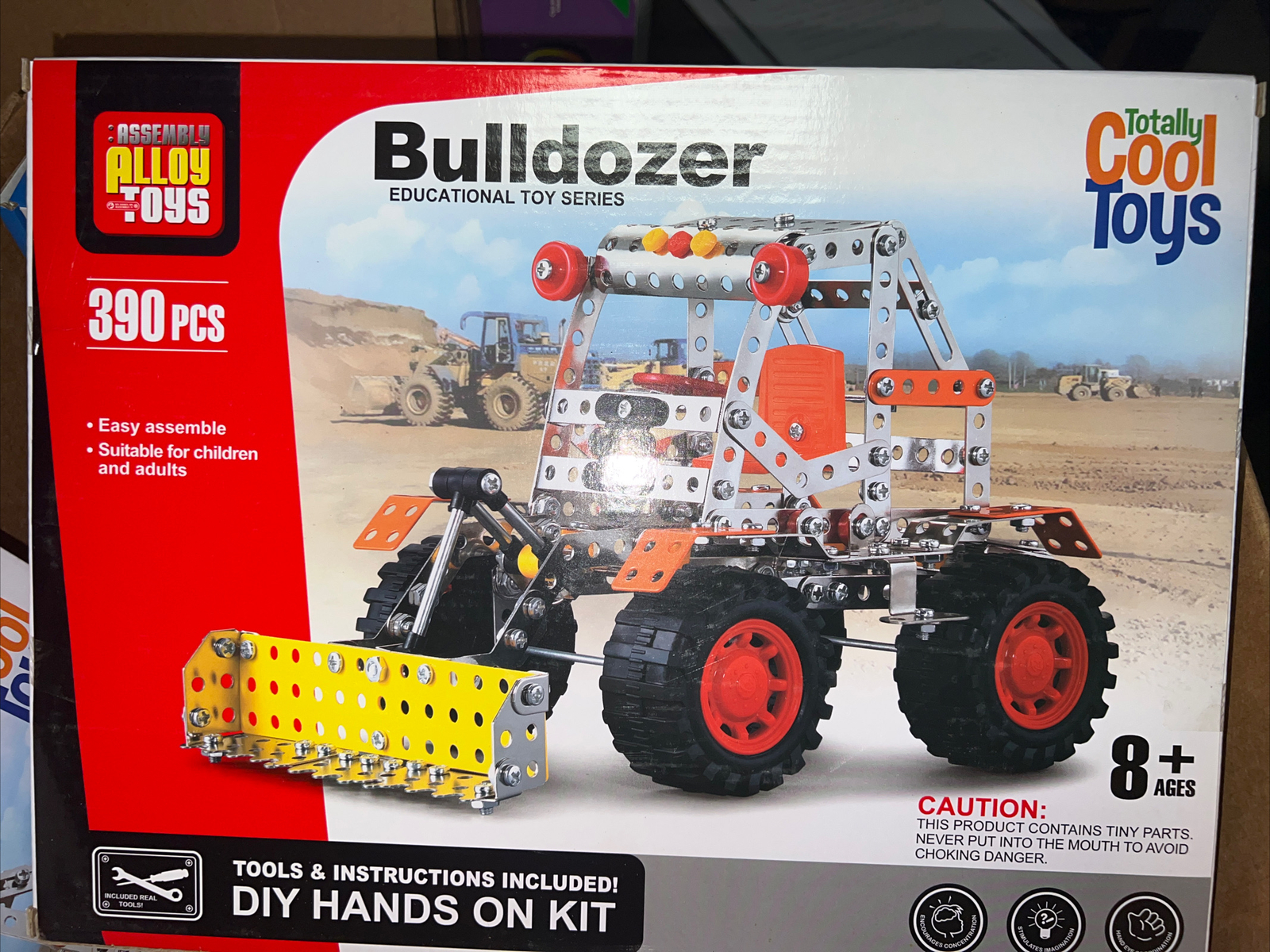Totally Cool Toys – BULLDOZER 390 PCS EDUCATIONAL TOY SERIES