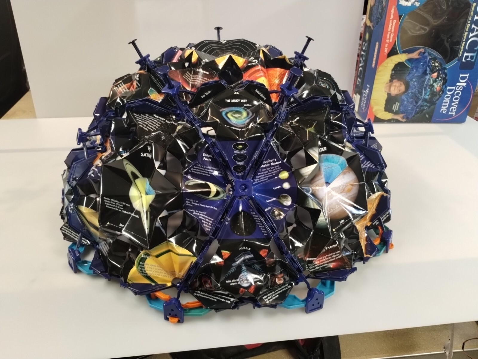 Hoberman Space Discover 3D Dome Personal Planetarium STEM Science Fun Collapsibl