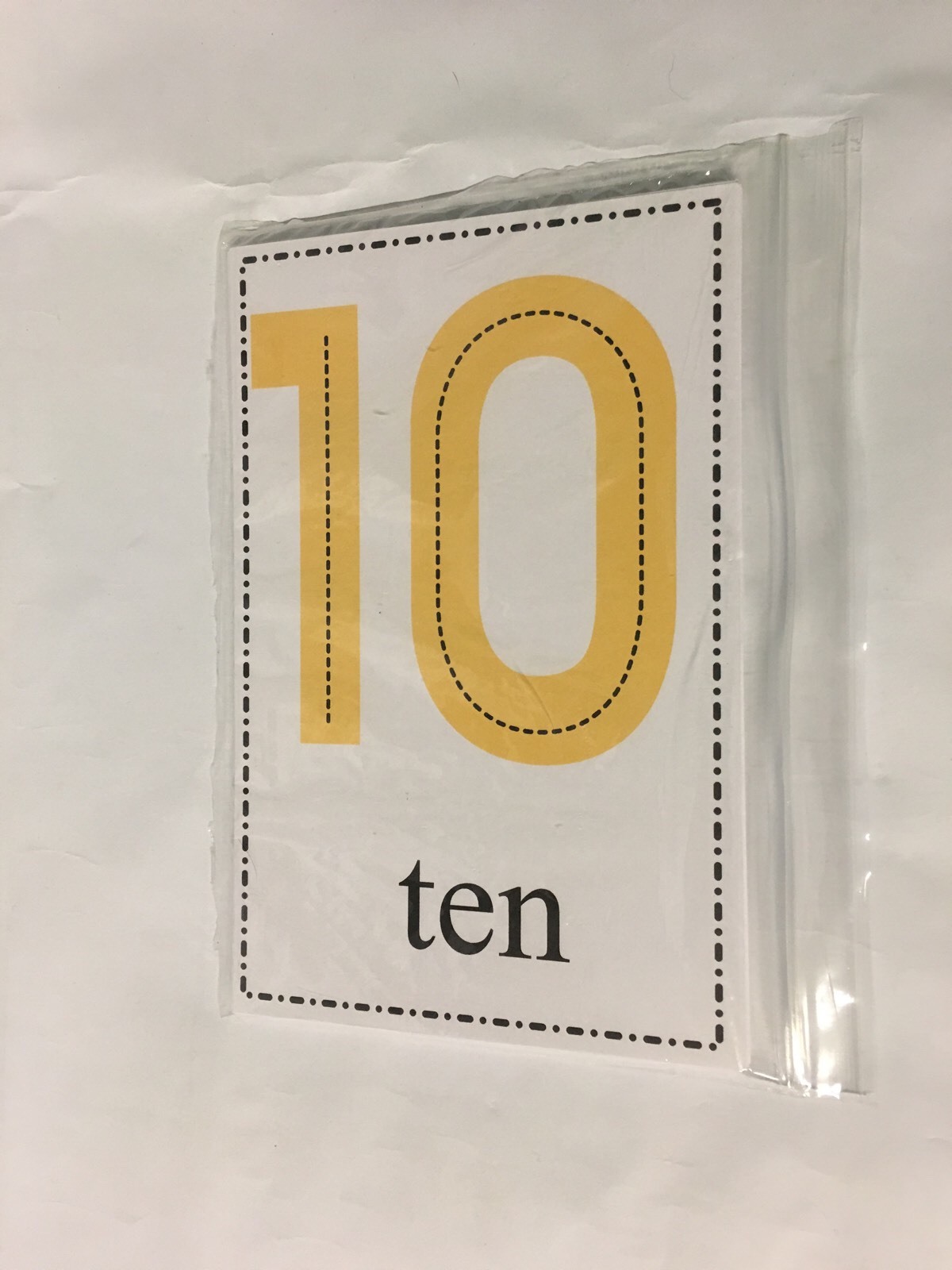 0-10 Counting And Number Word Cards – 22 Large Cards – Math Preschool K 1