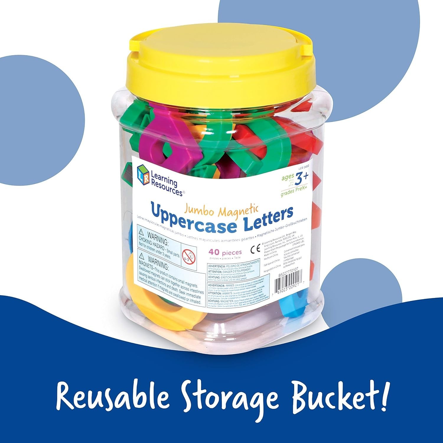 Educational Jumbo Magnetic Letters for Preschoolers – Safe & Interactive Play