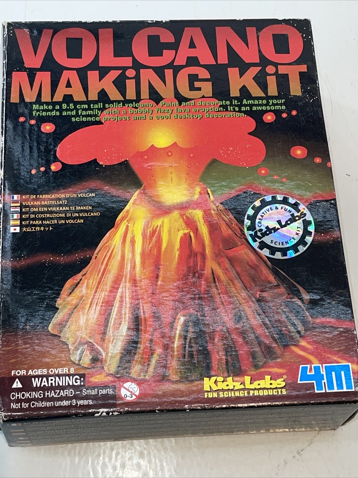 4M Kidz Labs Volcano Making Kit DIY Geology Chemistry Lab Gift for Kids & Teens!