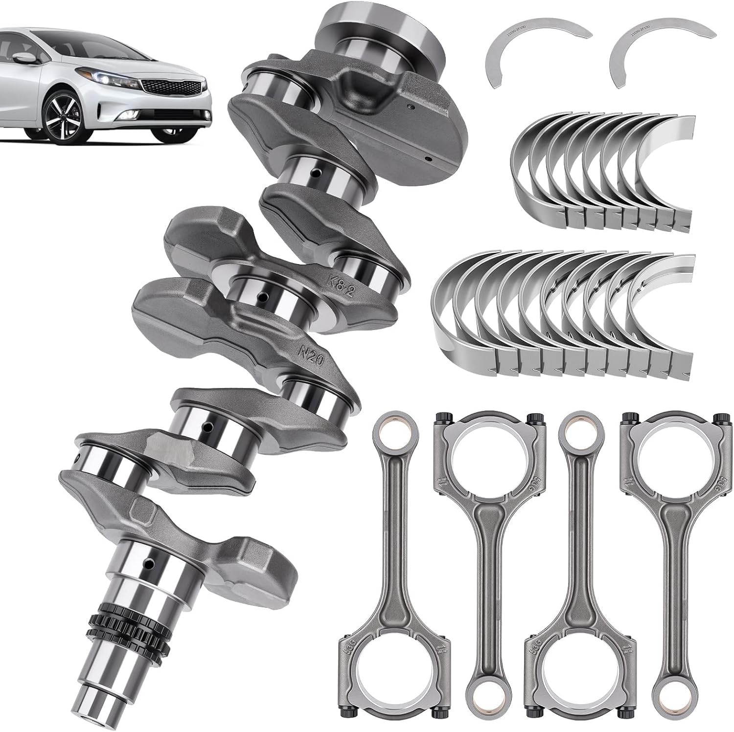 Connecting Rod Bearings Kit For Kia Hyundai 2.0L 2016-2021