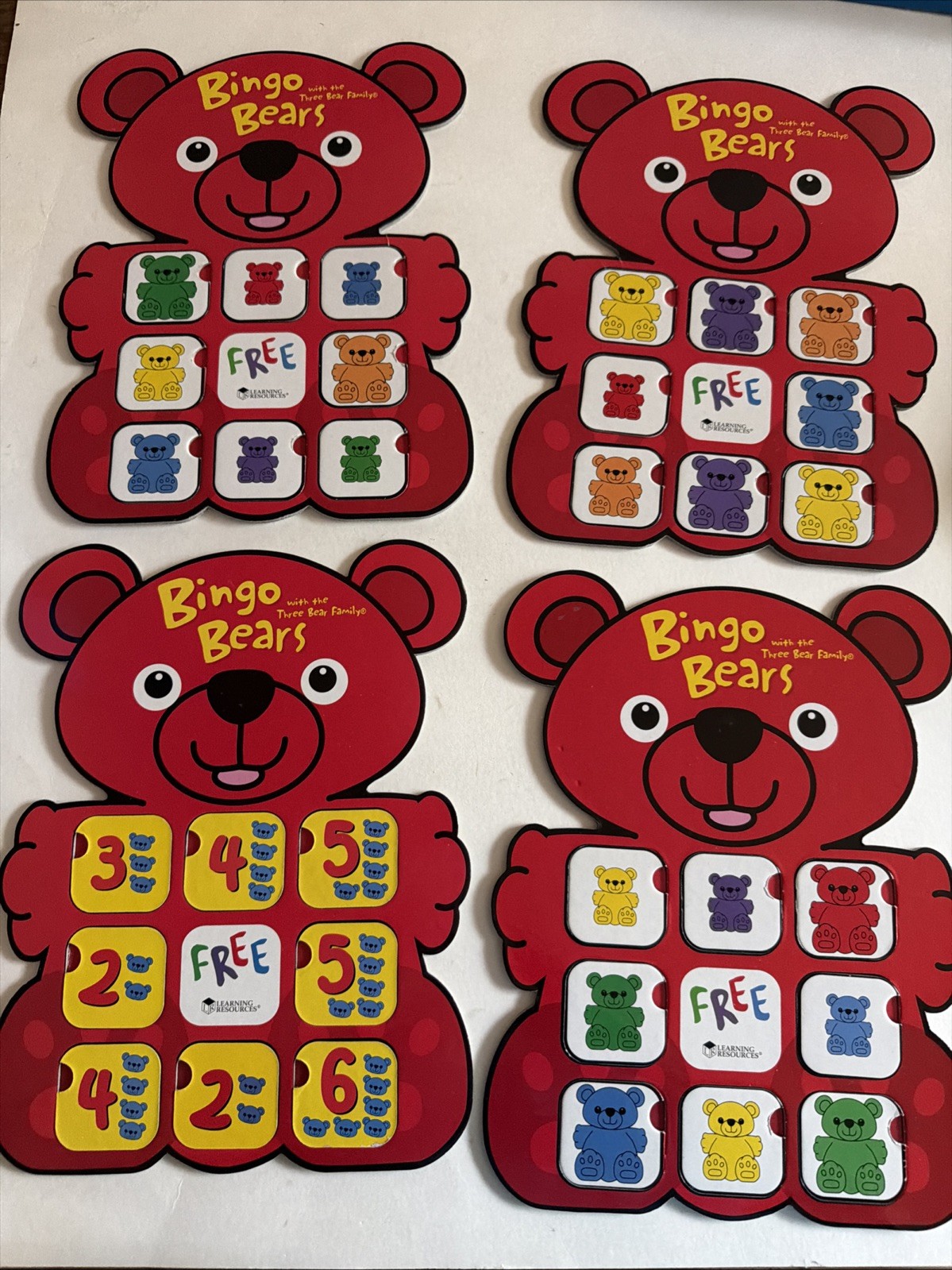 BINGO BEARS GAME LEARNING RESOURCES COMPLETE