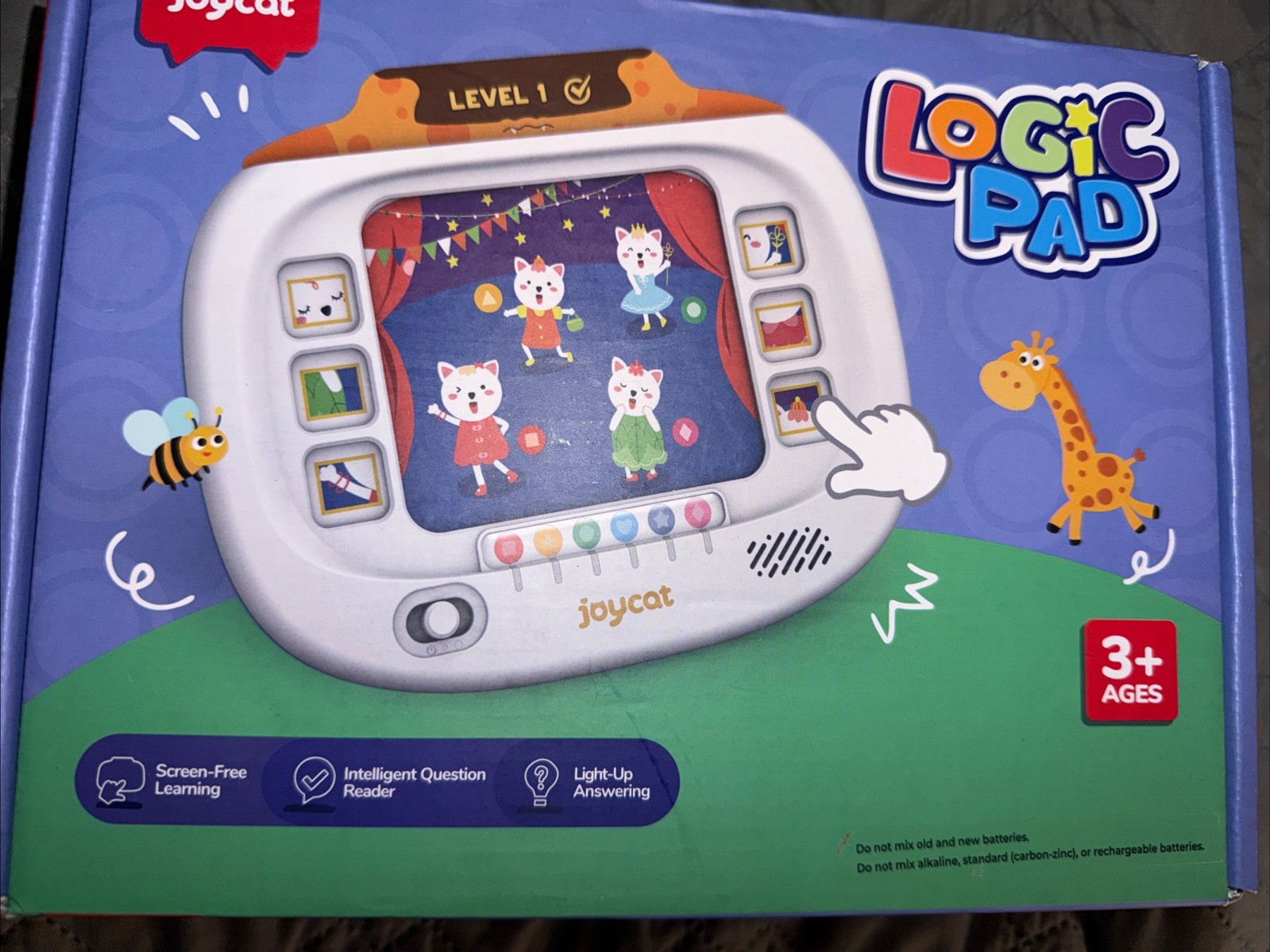 joycat Logic Pad Electronic Learning System for Ages 3+ (3-4 Years)