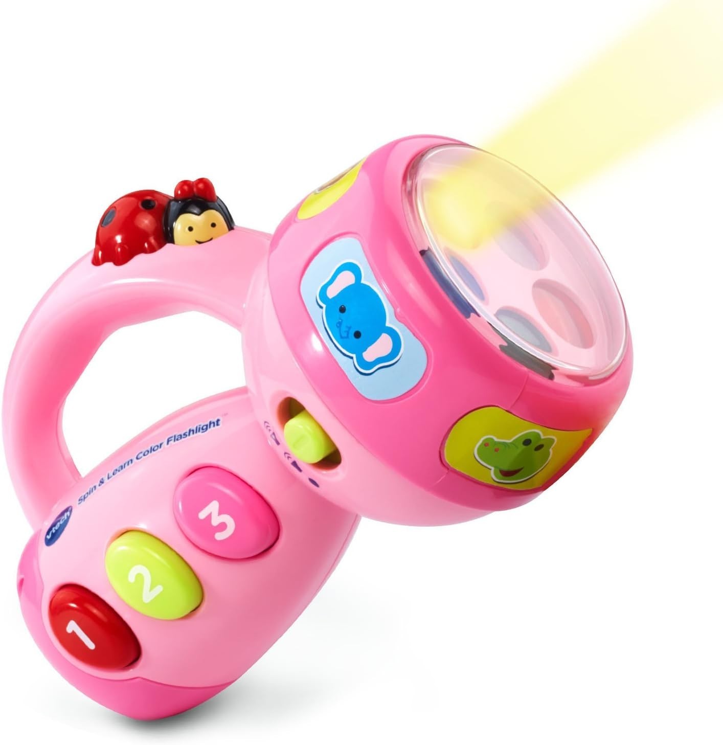 VTech Kids Pink Flashlight – Inspiring Color and Animal Recognition for Ages 1-3