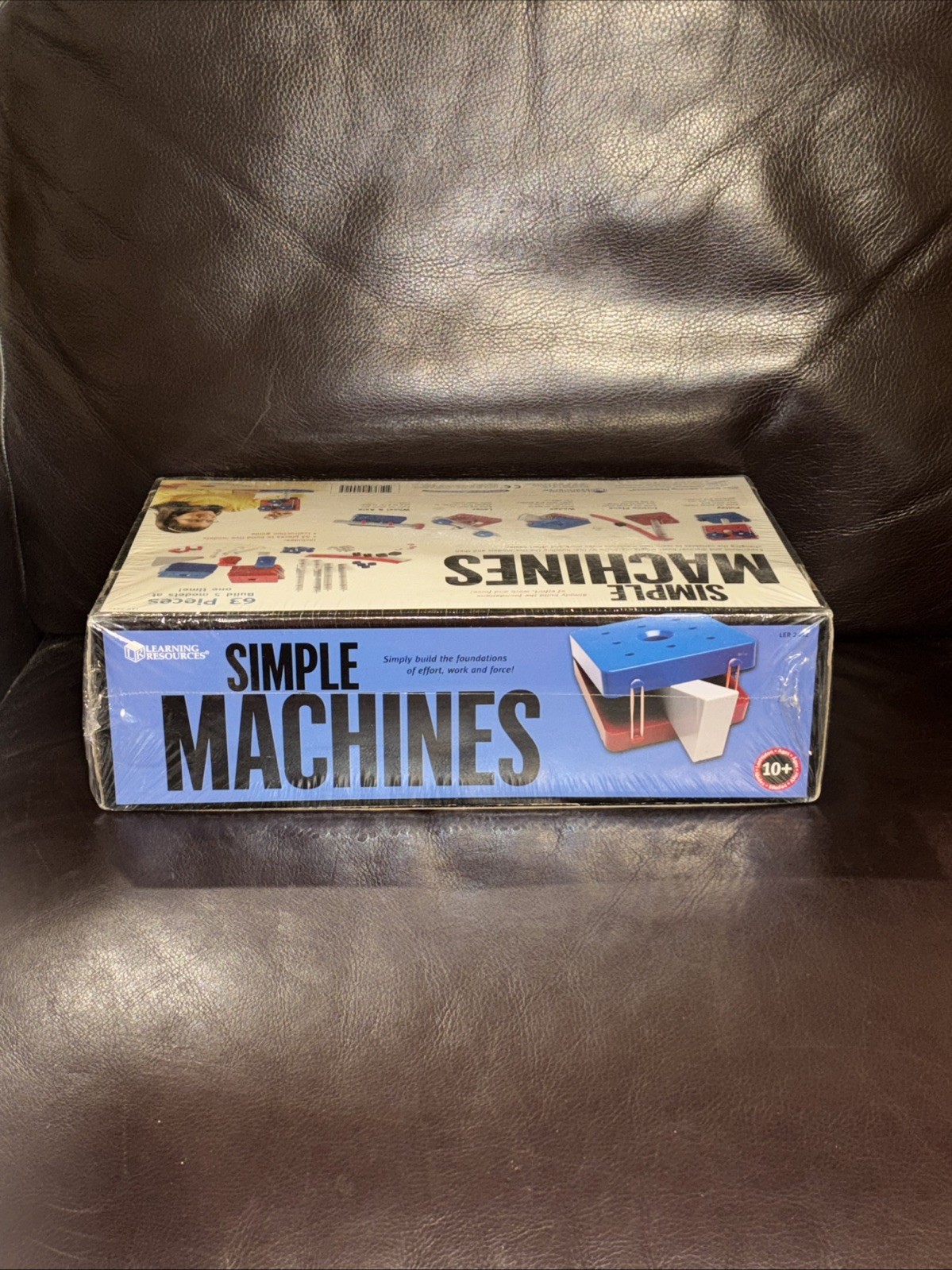 Learning Resources Simple Machines Set (LER 2442) – 63-Piece STEM Physics Kit