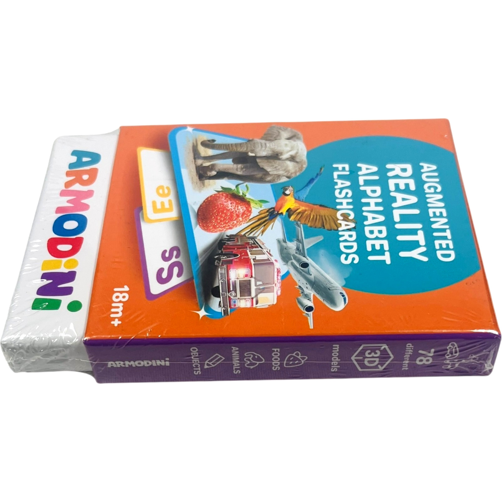 Armodini, Augmented Reality Alphabet Flash Cards, ABC’s, Learning Toys, 18m+