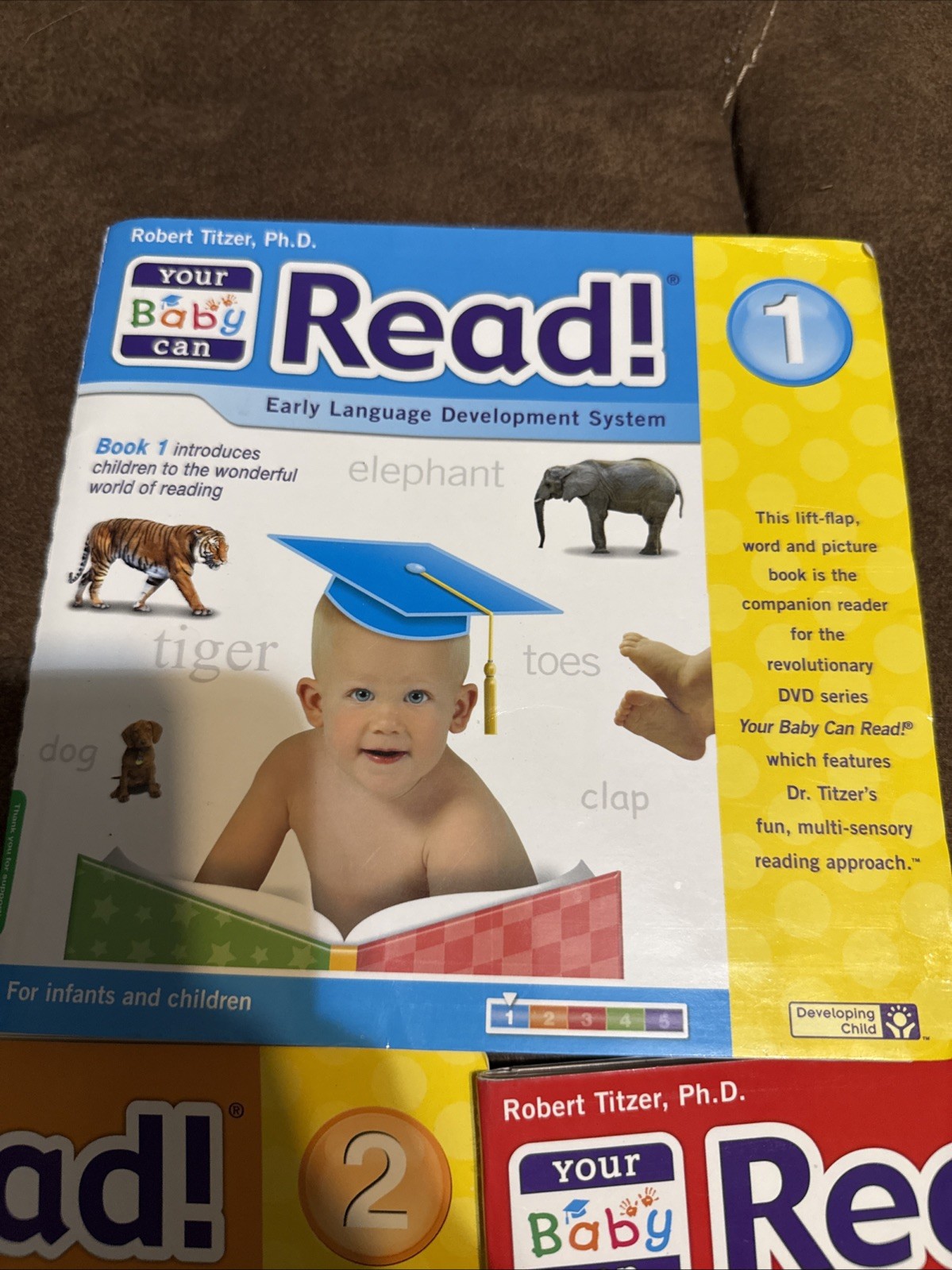 5 Your Baby Can Read Books by Robert Titzer Early Language Development System