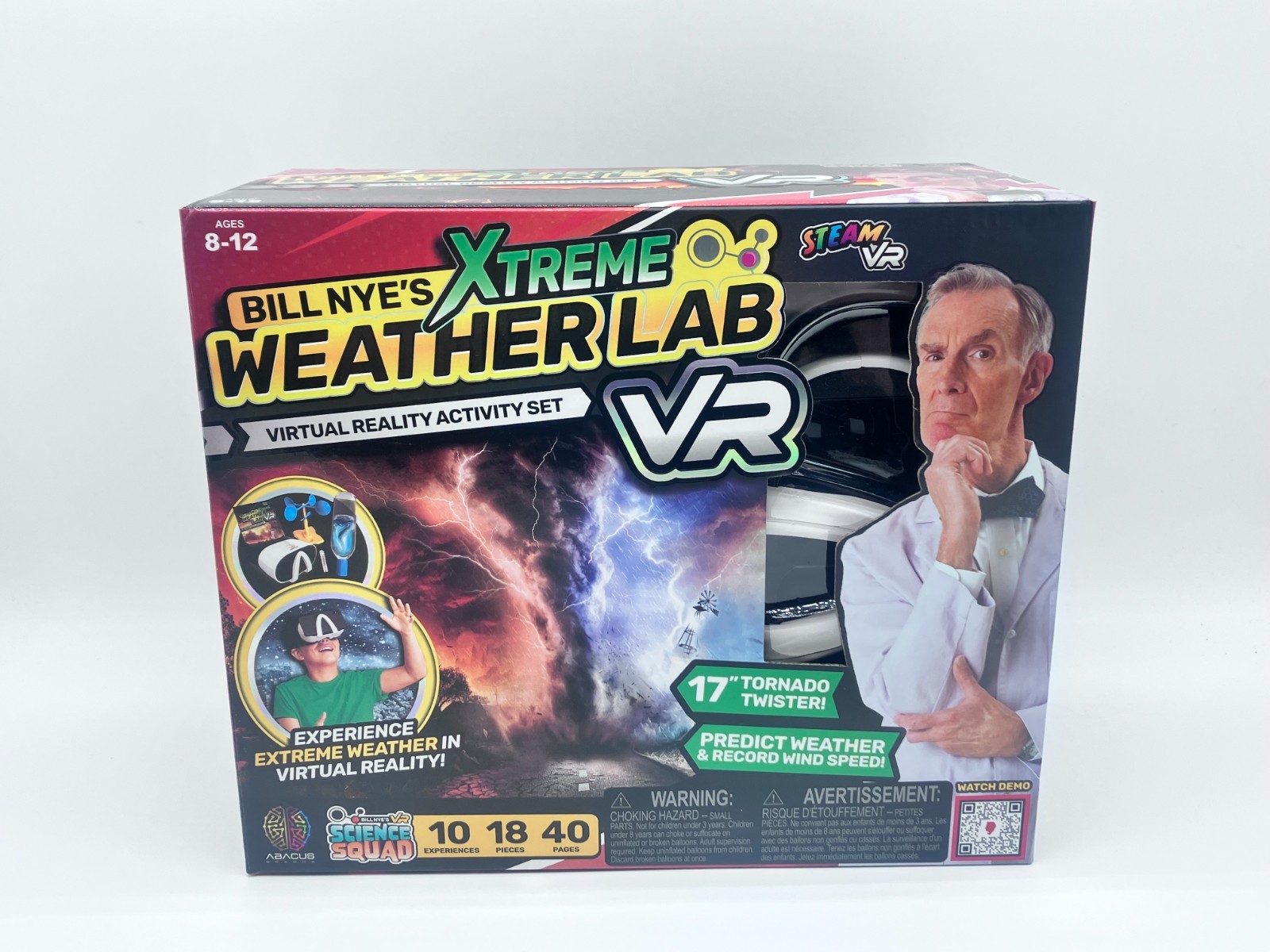 Bill Nye’s Xtreme Weather Lab Virtual Reality Activity Set – OPEN BOX NEW