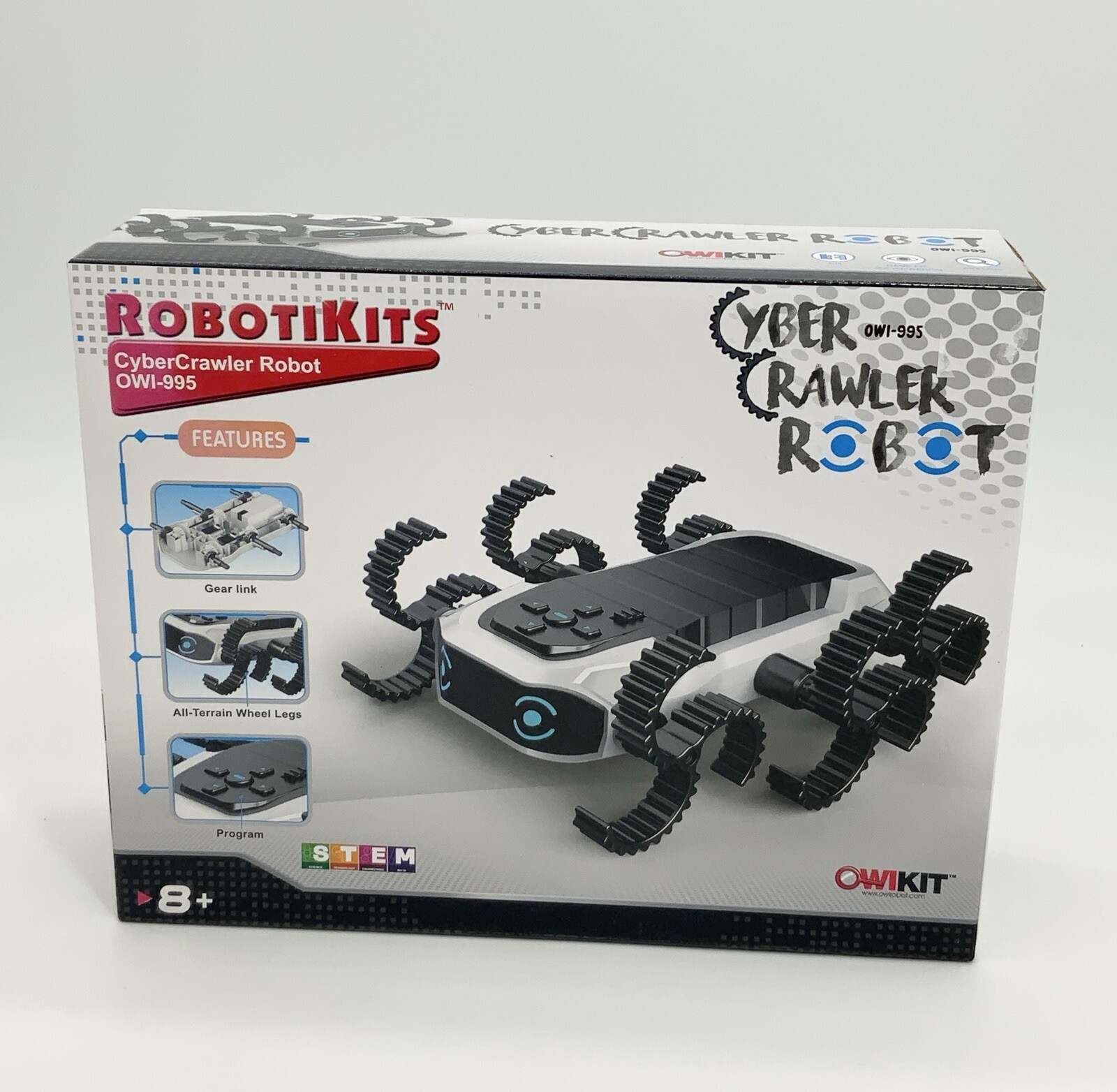 Robotikits Cyber Crawler Robot Learning Coding Robot STEM Learning Gift Idea