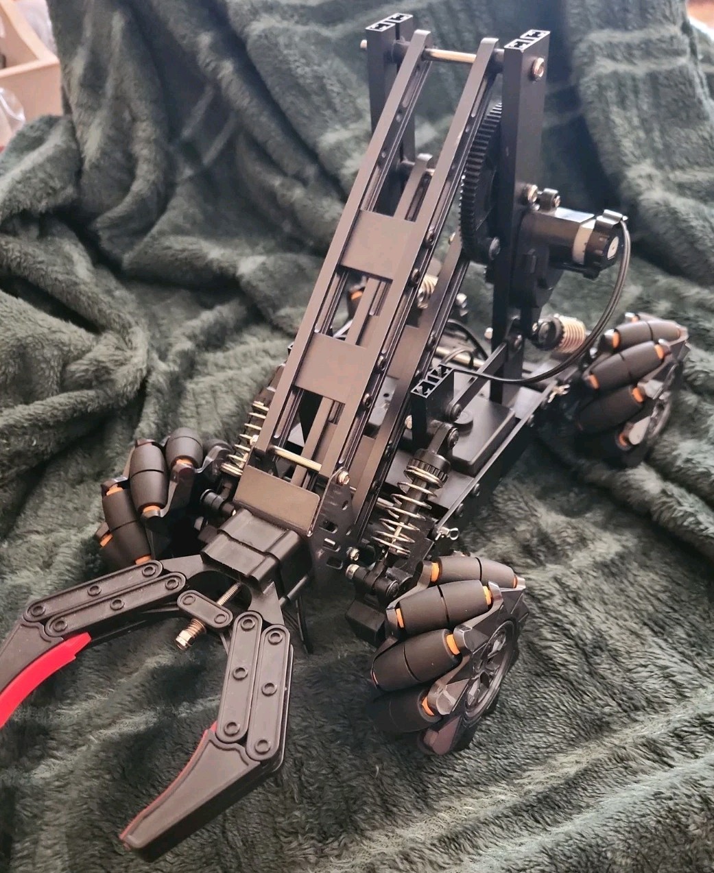 💥Smart Robot Arm Kit Science 4-DOF Robotic Car Engineering Lithm NoContrl PARTS