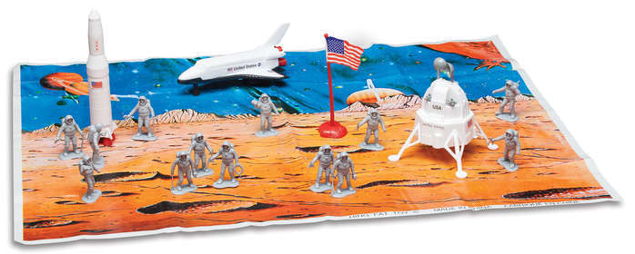 DARON SPACE EXPLORATION 20 PIECE PLAYSET W/PLAYMAT HFL999